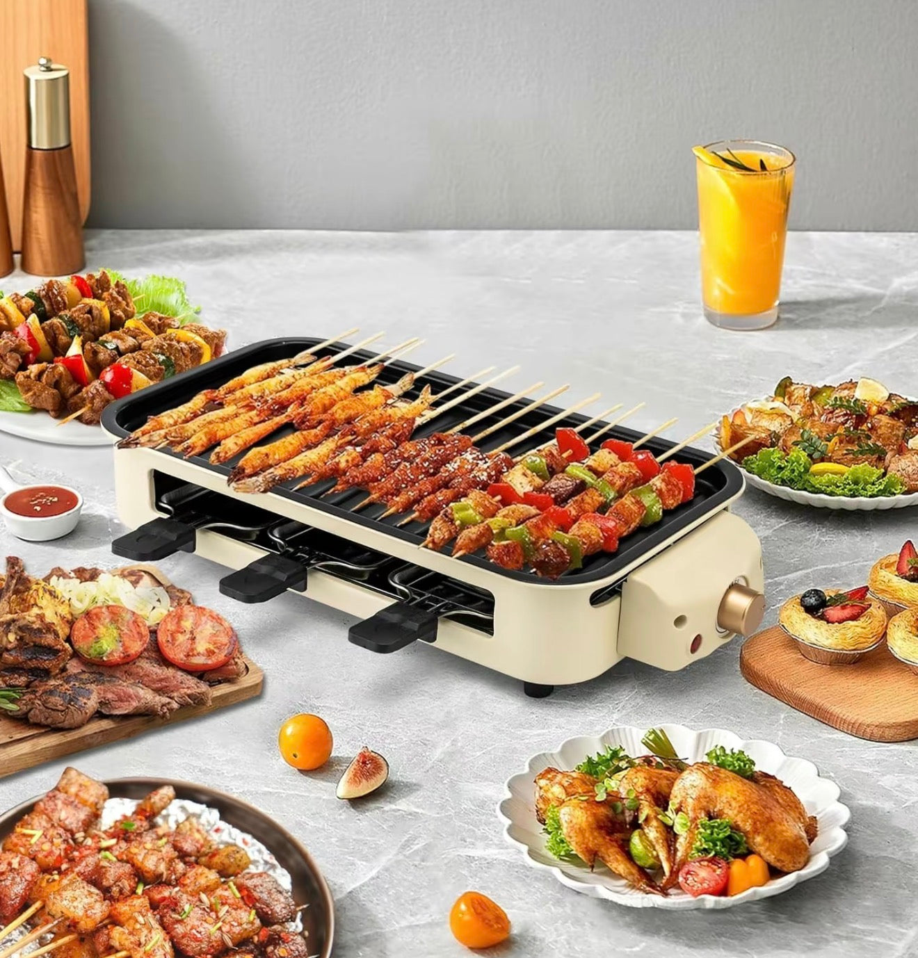 Multifunctional Electric Grill