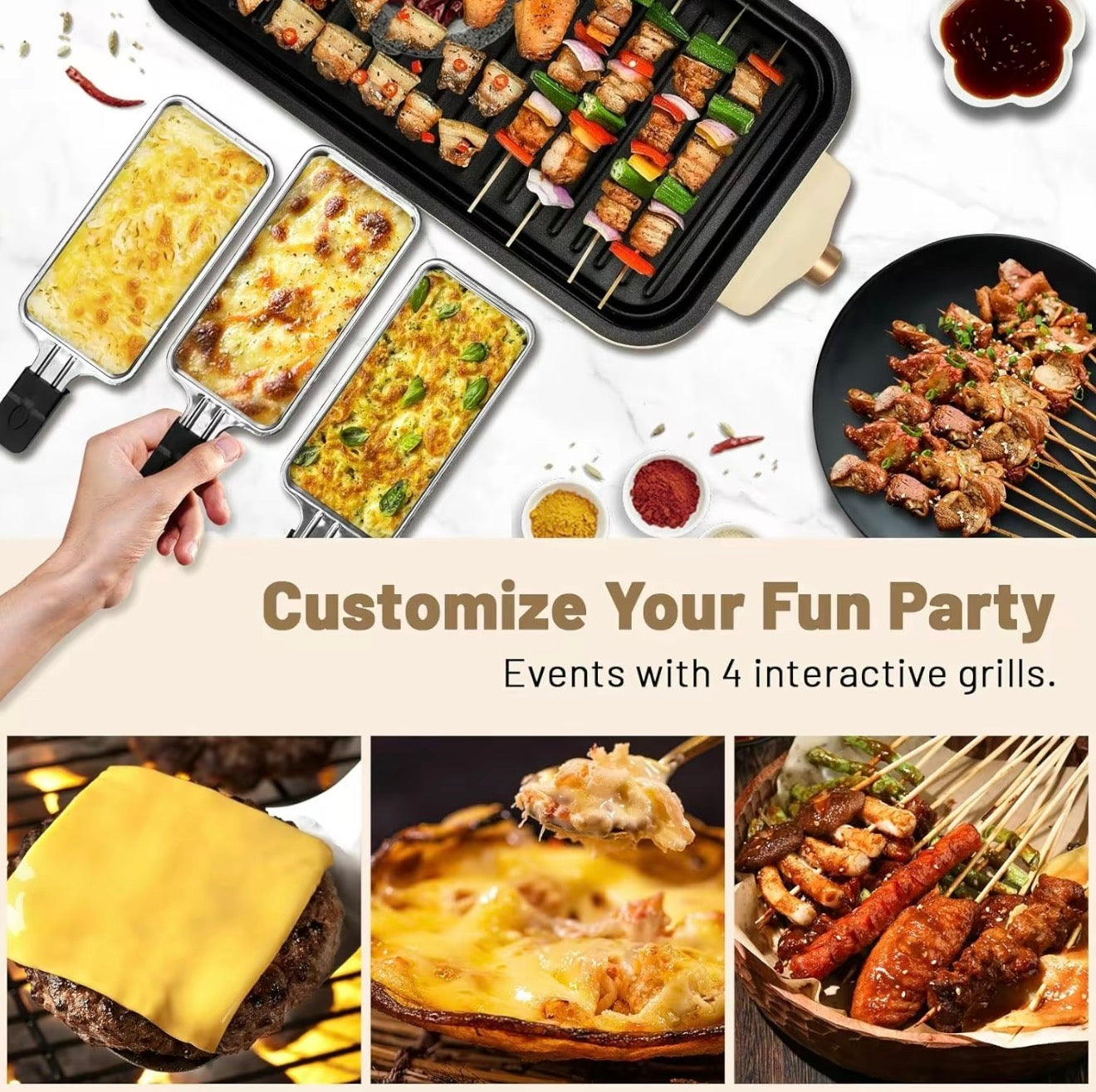 Multifunctional Electric Grill