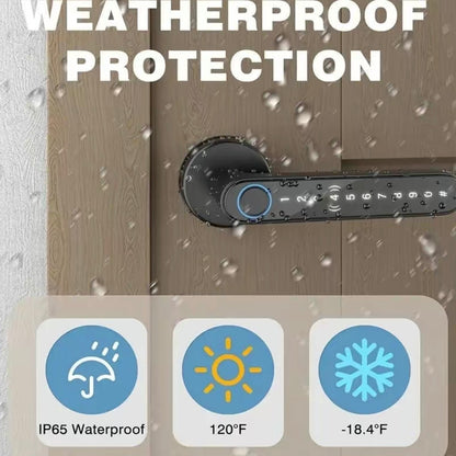 Security Fingerprint Door Knob