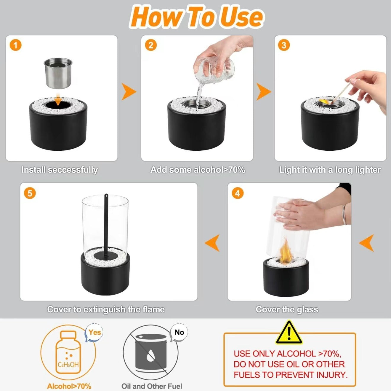 Mini Table Fire-Pit