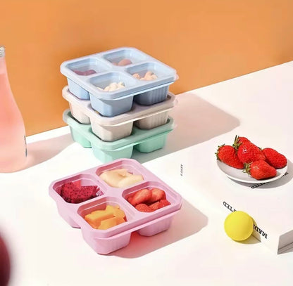 4-Pack Bento Box Lunch Container