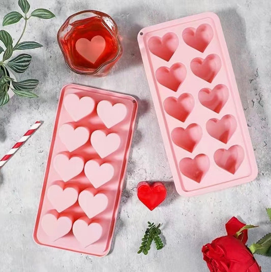 Heart Shaped Silicone Ice Mold