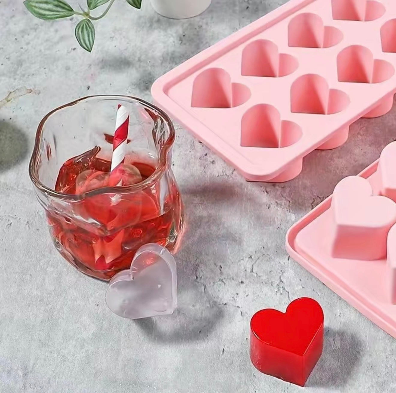 Heart Shaped Silicone Ice Mold