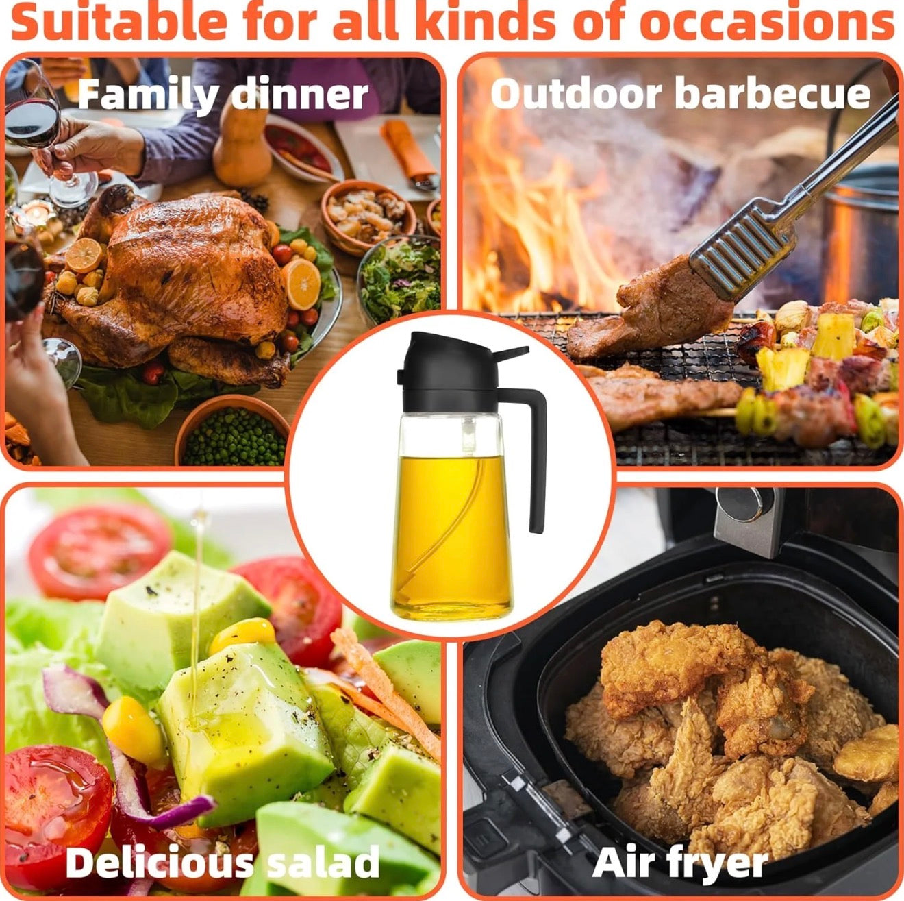 Multi-Function Oil Dispenser